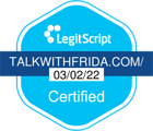 Legitscript certification for Frida